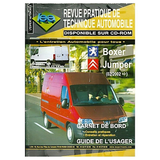 Revue technique Citroën Jumper Fiat Ducato Peugeot Boxer 2002 { {{ Docautomoto }}