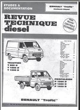 Revues techniques Renault Trafic 1 { {{ Docautomoto }}