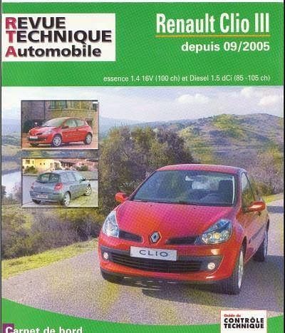 Revue technique Renault Clio 3 { {{ Docautomoto }}