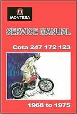manuel d'atelier Montesa 123 172 247 1958 1975 { {{ Docautomoto }}