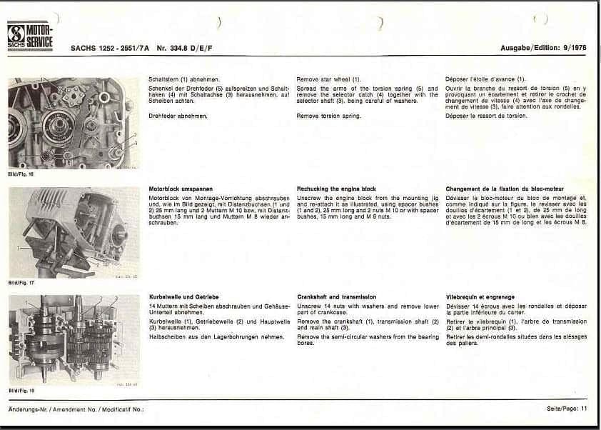 manuel d'atelier Sachs 125 175 7 vitesses { {{ Docautomoto }}