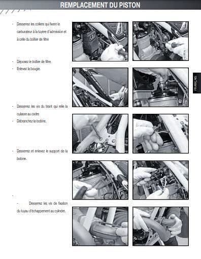 Manuel d'atelier Sherco ST en français { {{ Docautomoto }}