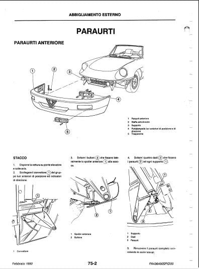 Manuels d'atelier Alfa Roméo spider séries 3 et 4 { {{ Docautomoto }}