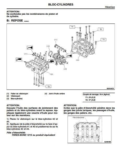Manuel d'atelier Subaru Impreza WRX en français { {{ Docautomoto }}