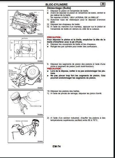 Manuel de réparation Nissan Terrano 2 Ford Maverick en français { {{ Docautomoto }}