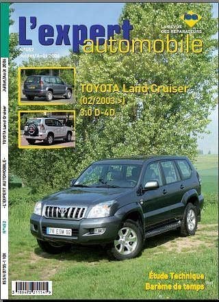 Manuels d'atelier Toyota Land Cruiser Prado 120 2002 2009 { {{ Docautomoto }}
