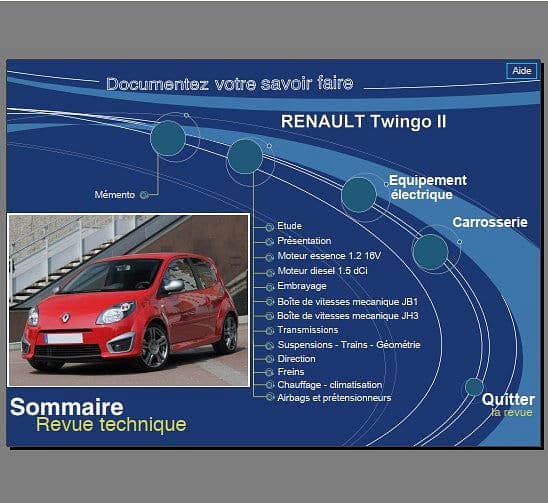 Manuel de réparation Renault Twingo 2 { {{ Docautomoto }}