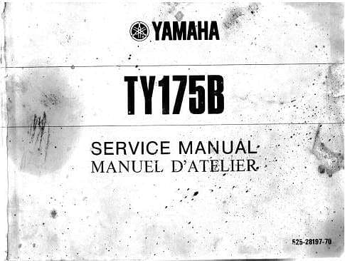 Manuel d'atelier Yamaha 125 175 TY 1978 { {{ Docautomoto }}