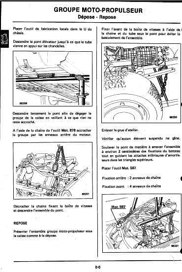 Manuels d'atelier Renault Alpine GTA et Turbo { {{ Docautomoto }}