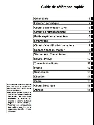 manuel d'atelier Kawasaki 900 Vulcan 2009 AUTHENTIQU'ERE