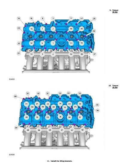 manuel d'atelier Volvo moteur 6cylindres S 80 XC 90 3200 2006 2010 { {{ Docautomoto }}