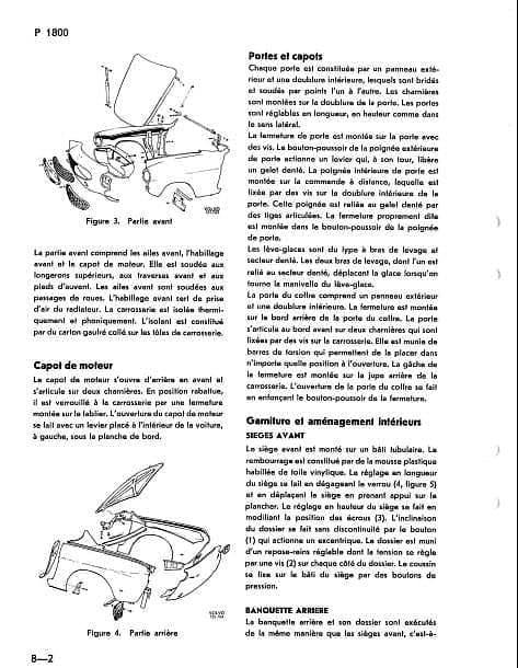 Manuels d'atelier Volvo P1800 120 140 164 français { {{ Docautomoto }}