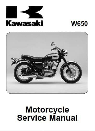 Manuels d'atelier kawasaki W 650 AUTHENTIQU'ERE