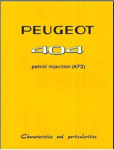 Workshop manuals Peugeot 404 500 pages { {{ Docautomoto }}