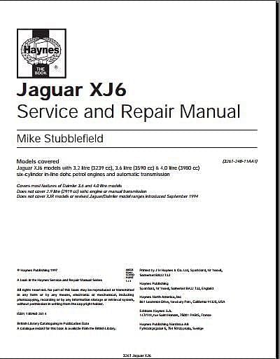Manuels d'atelier et de réparation Jaguar Xj 40 en français { {{ Docautomoto }}