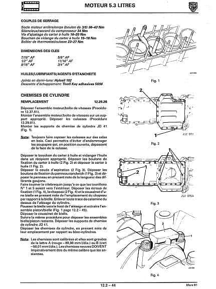 Manuel d'atelier Jaguar XJS 4.0 V12 et HE en français { {{ Docautomoto }}