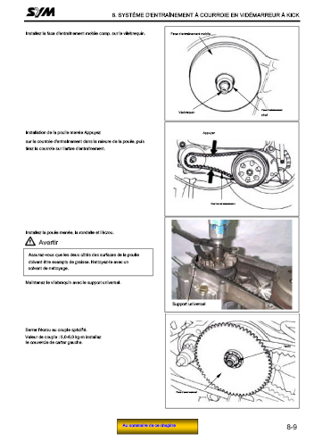 Manuel de réparation Sym Joyride 125 150 200 en Français { {{ Docautomoto }}