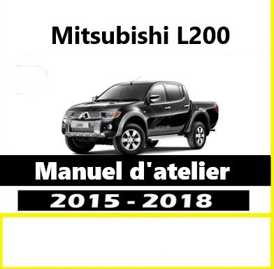 manuel d'atelier Mitsubishi L200 2016 2018 français { Docautomoto