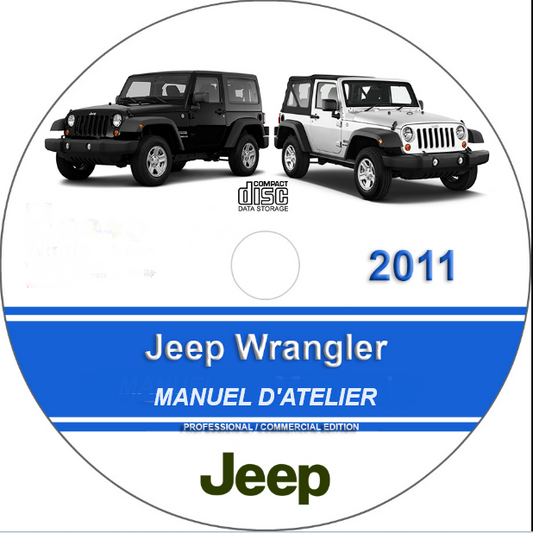 Manuel d'atelier jeep Wrangler 2011 français { Docautomoto