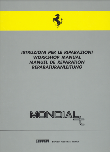 Manuel d'atelier Ferrari Mondial Docautomoto