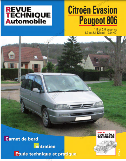 Manuel de réparation Peugeot 806 { Docautomoto