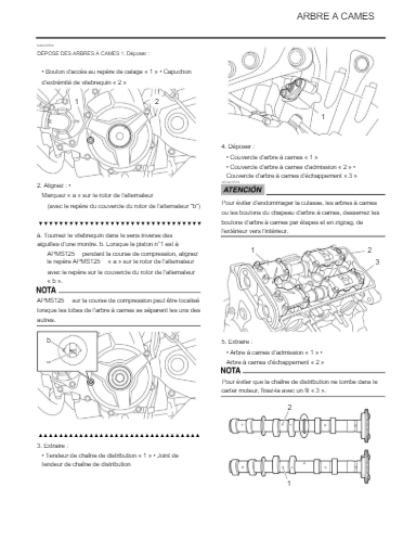 Manuel d'atelier Yamaha MT 09 2014 { {{ Docautomoto }}
