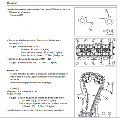 manuel d'atelier Kawasaki ZX10R 2006 français Docautomoto
