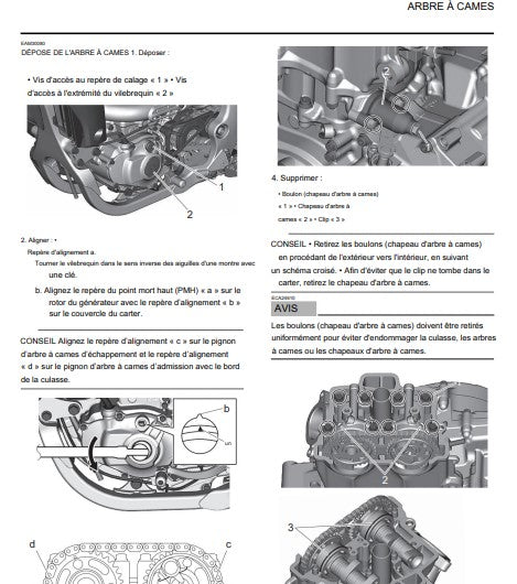 Manuel d'atelier Yamaha WRF 250 2021 { {{ Docautomoto }}
