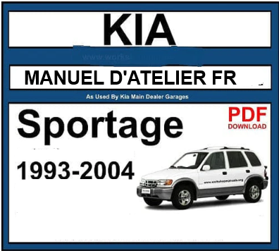manuel d'atelier Kia Sportage 1993 2004 français { {{ Docautomoto }}