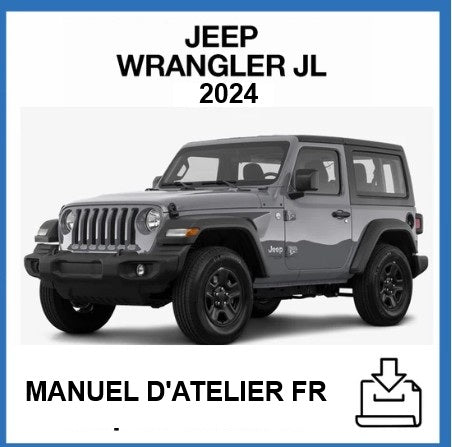 Manuel d'atelier Jeep Wrangler JL 2litres 2024 français Docautomoto