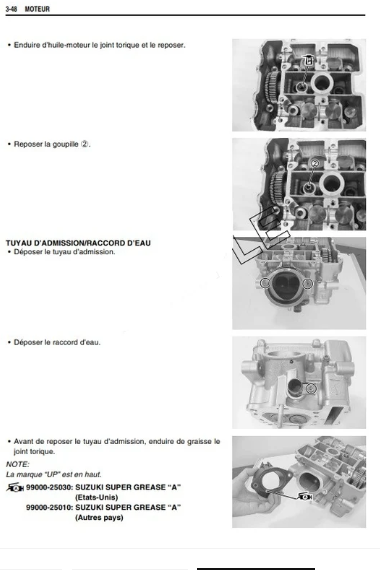 Manuel d'atelier Suzuki SV 1000 S 2003 français