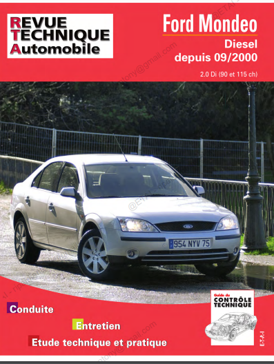 manuel de réparation Ford Mondeo diesel { {{ Docautomoto }}