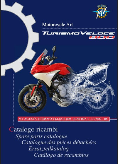 MV Agusta Turismo veloce 800 2016 Part list Docautomoto