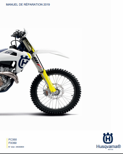 Manuel d'atelier Husqvarna FC FX 350 2019 français { {{ Docautomoto }}