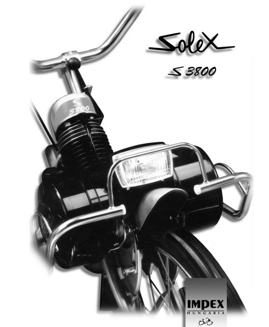 Manuel d'atelier Solex 3800 Impex 
