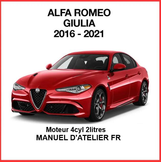 Manuel d'atelier Alfa Roméo Giulia 2017 français