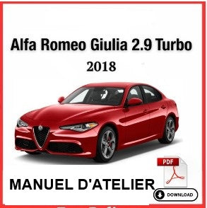 Manuel d'atelier Alfa Roméo Giulia V6 Turbo français { {{ Docautomoto }}