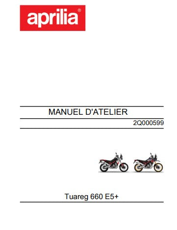 Manuel d'atelier Aprilia 660 Touareg E5+ 2025 français Docautomoto