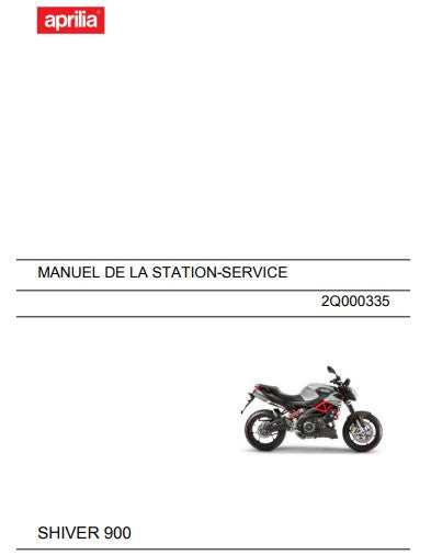 Manuel d'atelier Aprilia 900 Shiver Euro 4 2017 2020 français { {{ Docautomoto }}