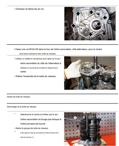 Manuel d'atelier Aprilia RSV4 1100 factory 2021 français { {{ Docautomoto }}