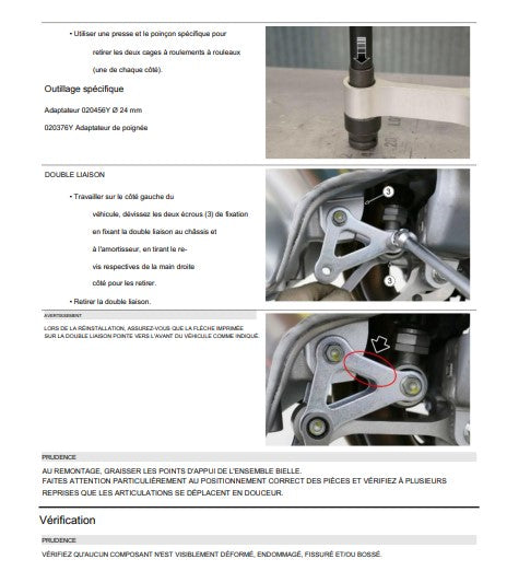 Manuel d'atelier Aprilia RSV4 1100 factory 2021 français { {{ Docautomoto }}
