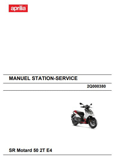 manuel d'atelier Aprilia SR 50 2017 français Docautomoto