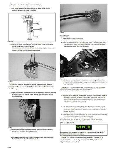 Manuel d'atelier pdf Artic Cat Alterra 500 2017 français Docautomoto