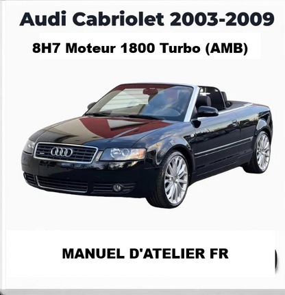 Manuel d'atelier Audi A4 Cabriolet 2003 2009 français