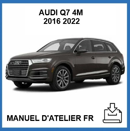 Manuel d'atelier Audi Q7 4M 2016 2022 français