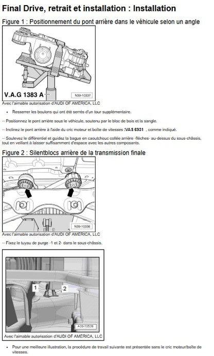 Manuel d'atelier Audi RS3 2024 français Docautomoto