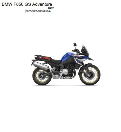 manuel d'atelier BMW F850 Adventure K82 2019 français { {{ Docautomoto }}