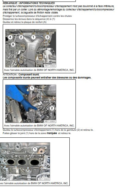Manuel d'atelier BMW M3 G80 2022 français Docautomoto