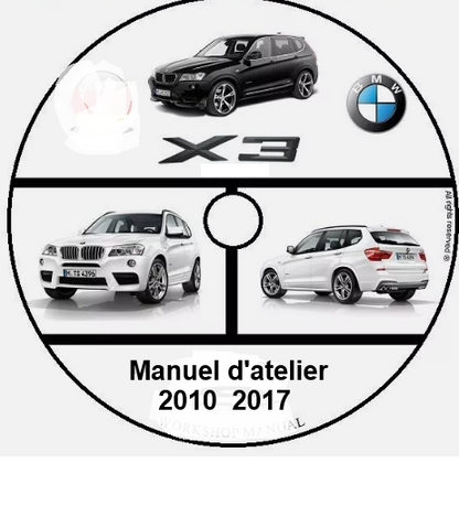 Manuel d'atelier BMW X3 F25 français { {{ Docautomoto }}