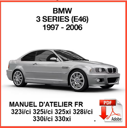 Manuel d'atelier BMW série3 E46 essence 1997 2006 Docautomoto